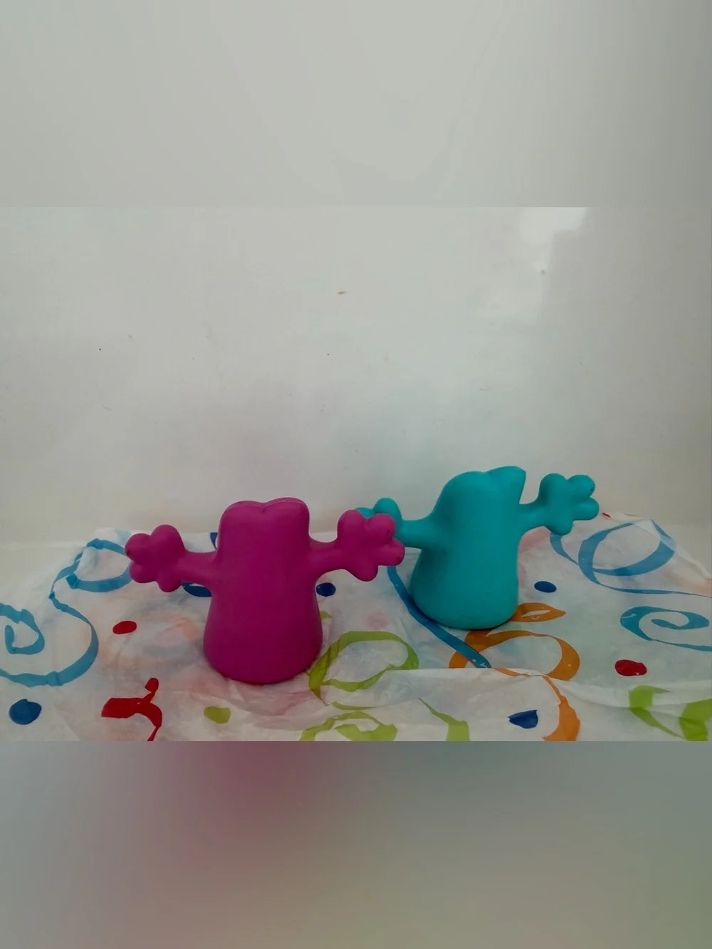 New Italian Alessi Pink & light blue Limited Edition Bottle Stopper.